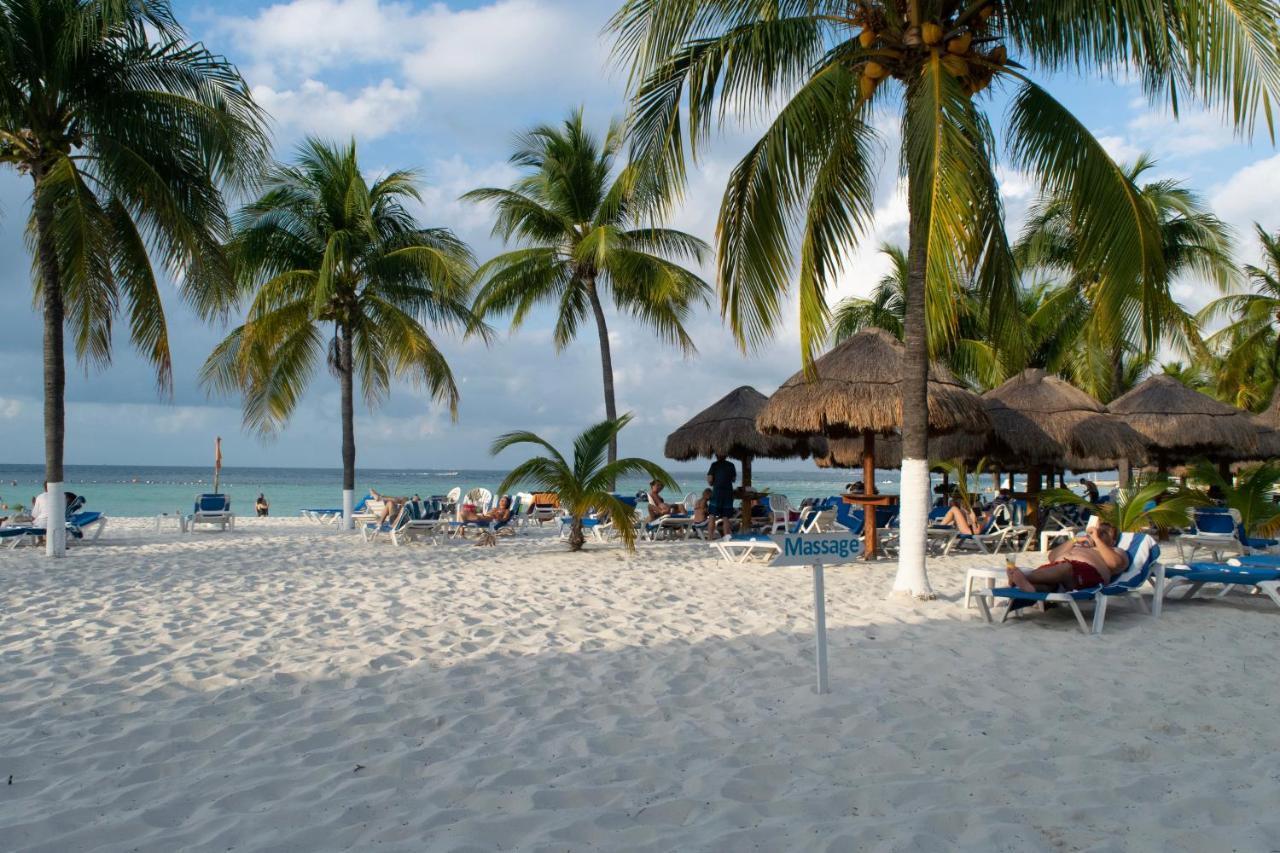 Oceanfront Condo At Voted Best Cancun Sandy Beach Exterior foto